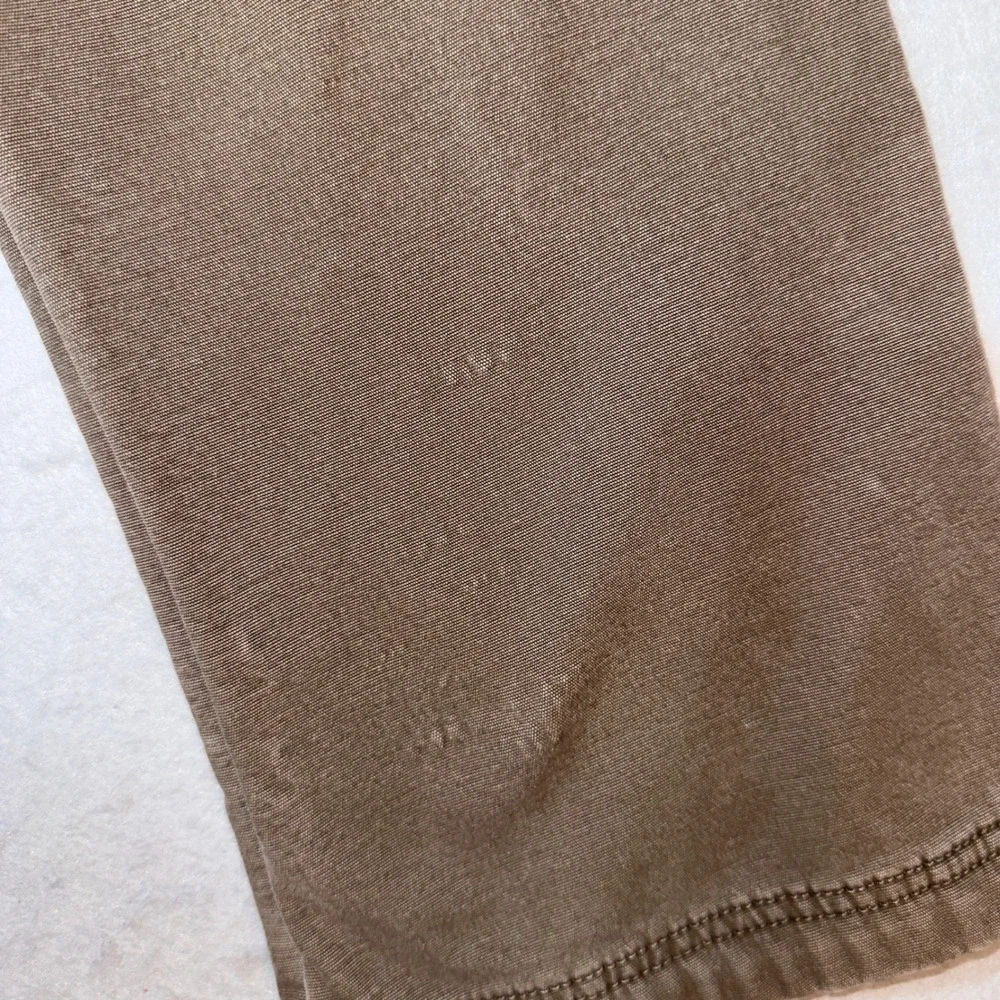 Smith's Workwear Cargo Pants Mens 34x30 Brown Good Fleece Lined Stretch Utility